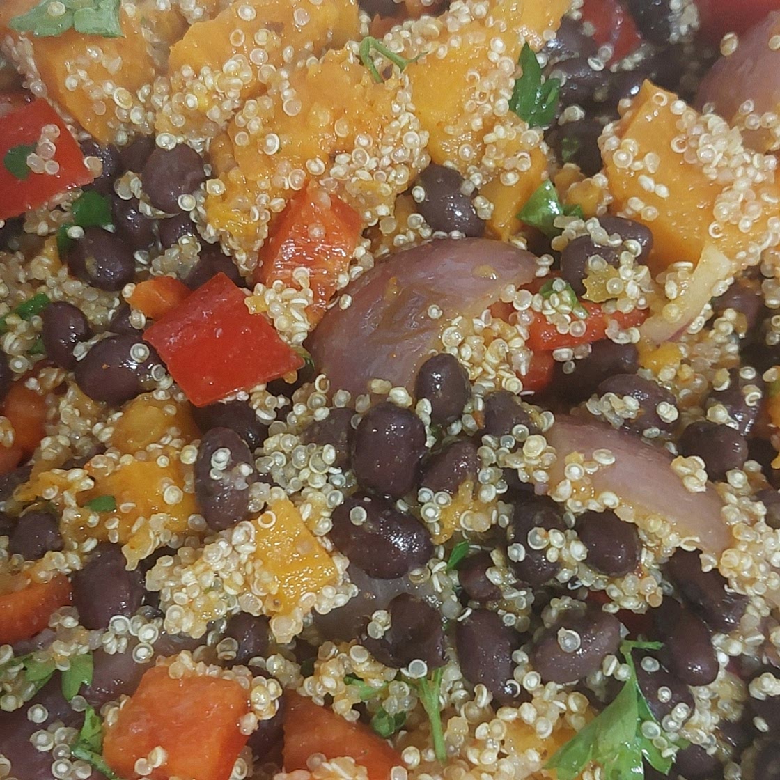 Sweet Potato Quinoa Black Bean Salad