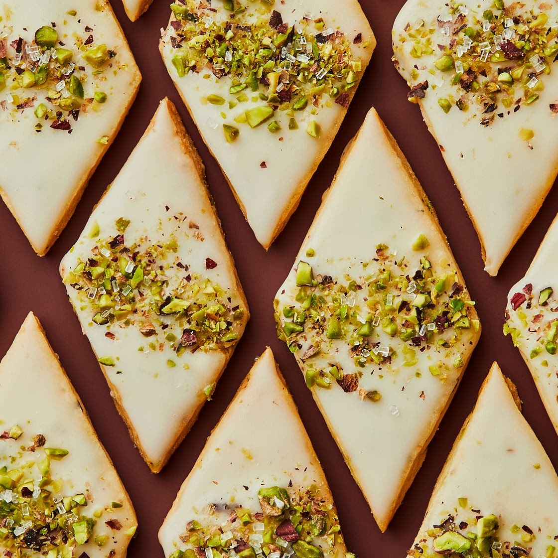 Brown Butter and Pistachio Sablés