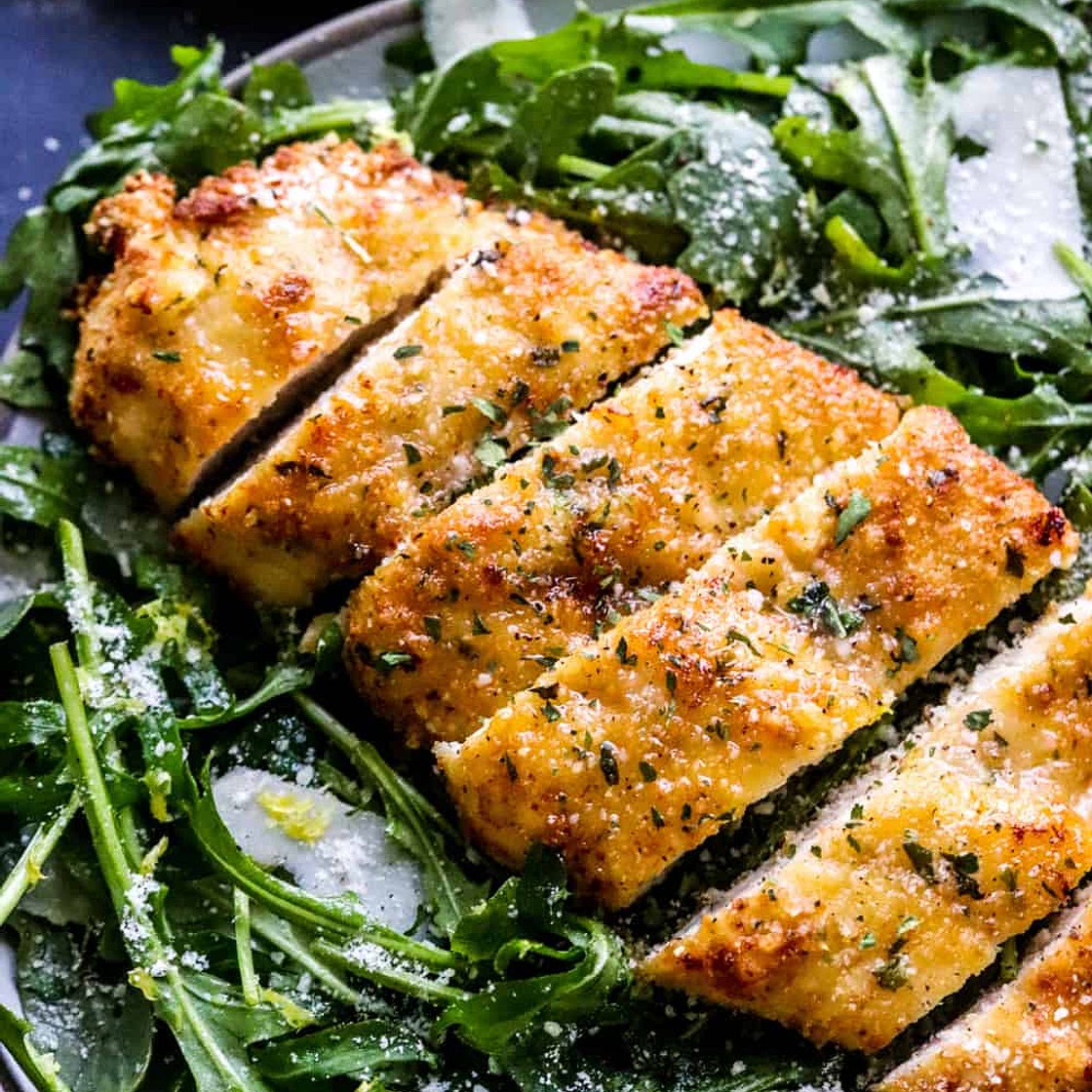 15 Minute Crispy Air-Fryer Breaded Chicken Breast