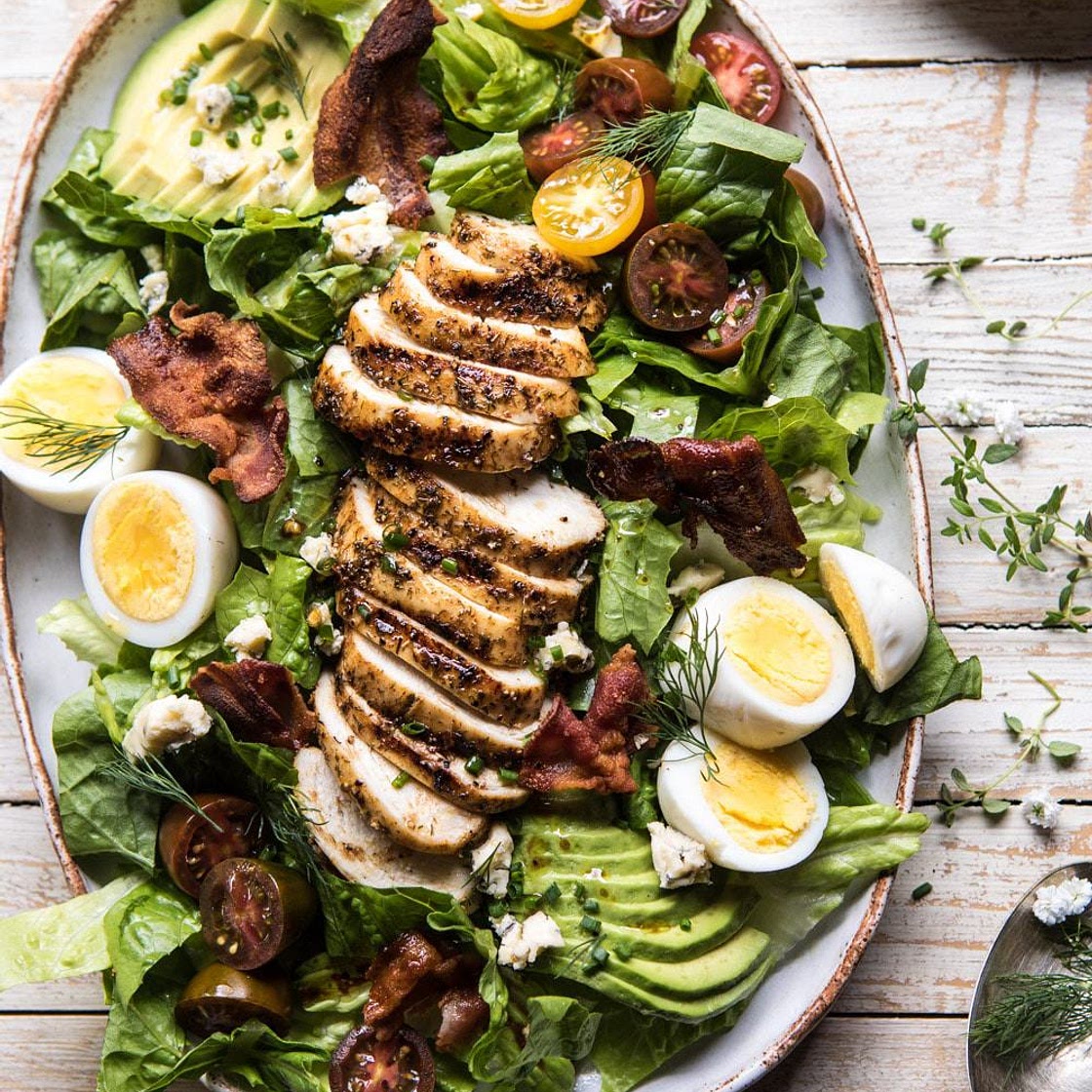 Grilled Balsamic Chicken Cobb Salad