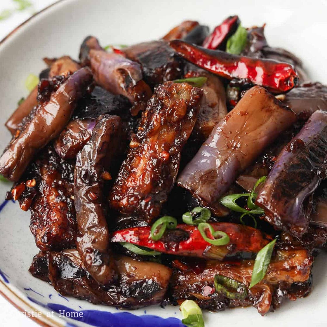 Quick & Easy Chinese Spicy Garlic Eggplant