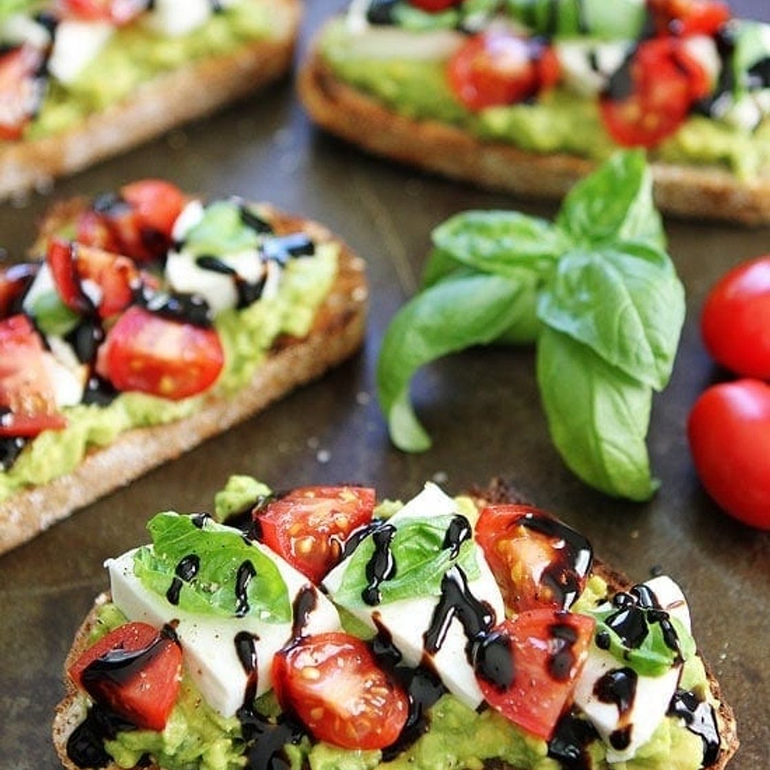Caprese Avocado Toast