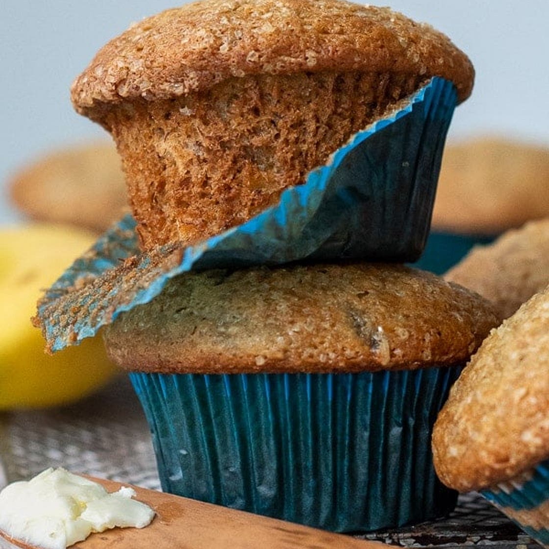 Fluffy Gluten Free Banana Muffins
