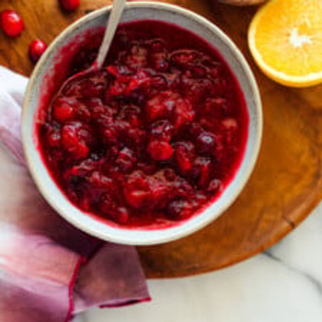 Naturally Sweetened Cranberry Sauce