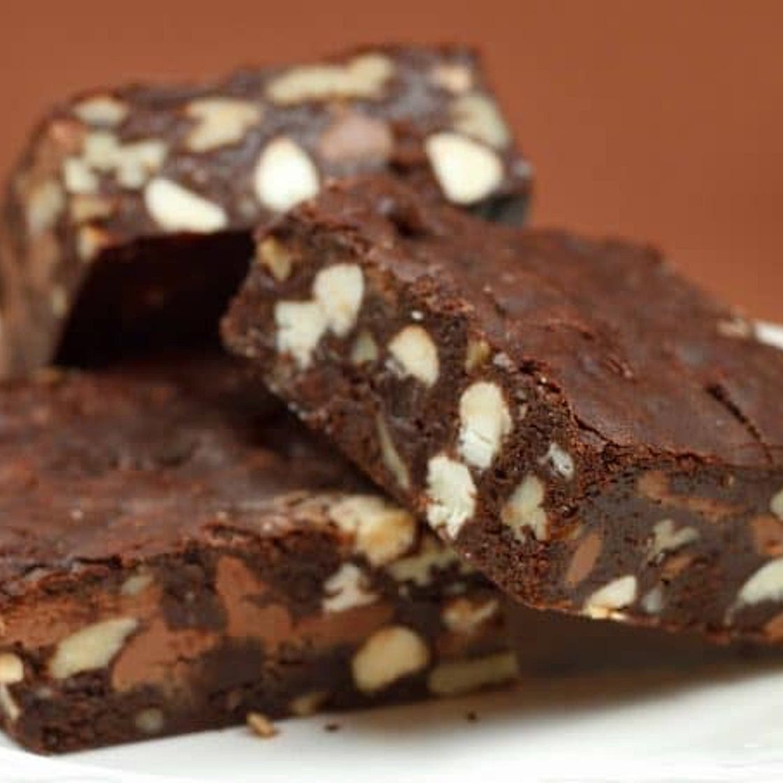 Triple Chocolate Pecan Fudge Brownies