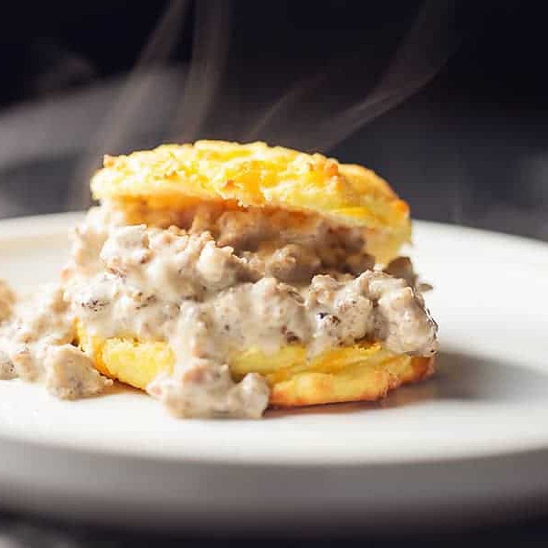 Keto Biscuits and Gravy