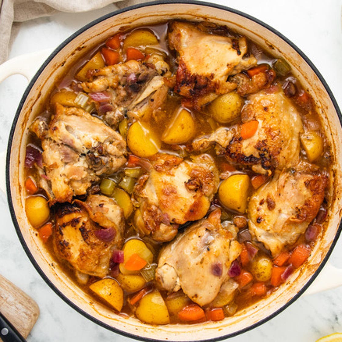 Lemon-Garlic Chicken Casserole Recipe