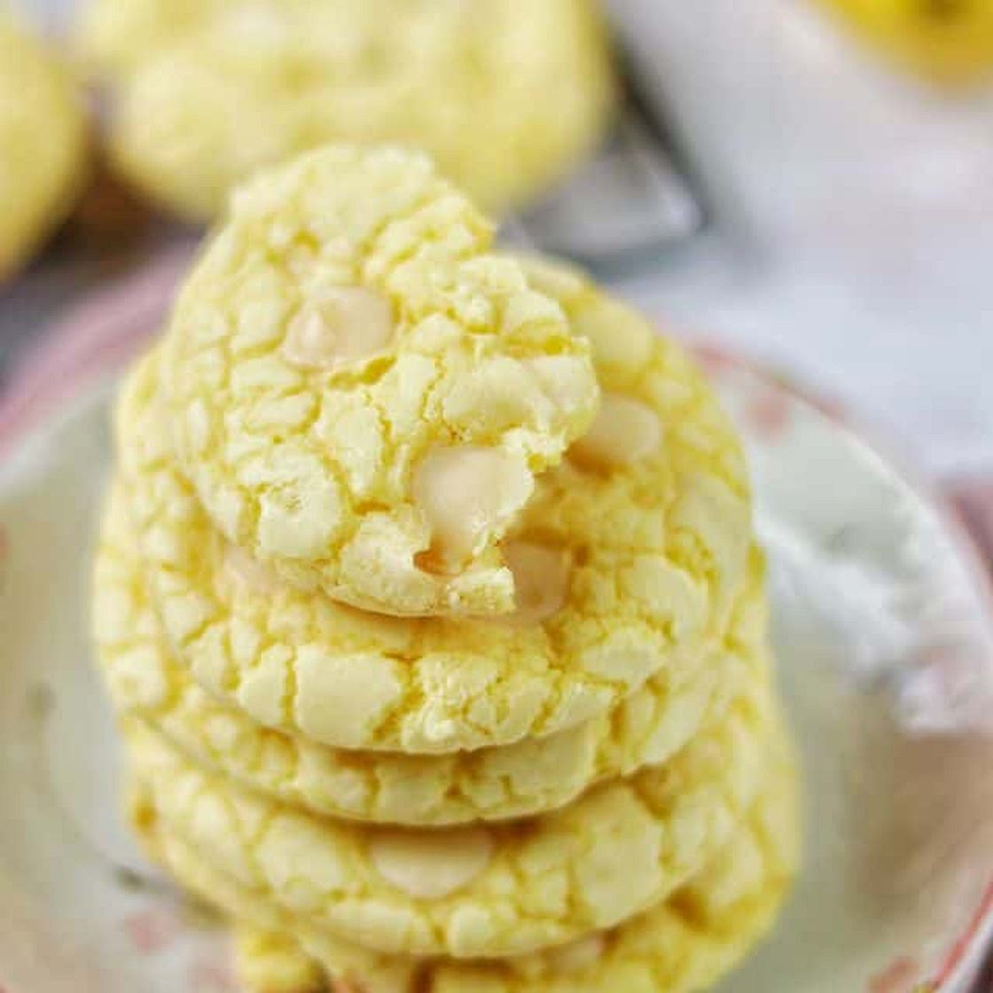 Lemon Cookies Using Cake Mix