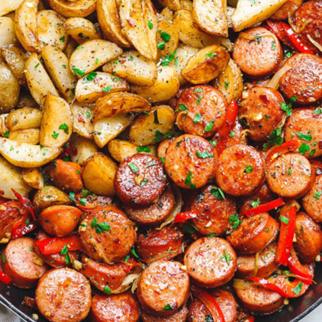 20-Minute Smoked Sausage and Potato Skillet