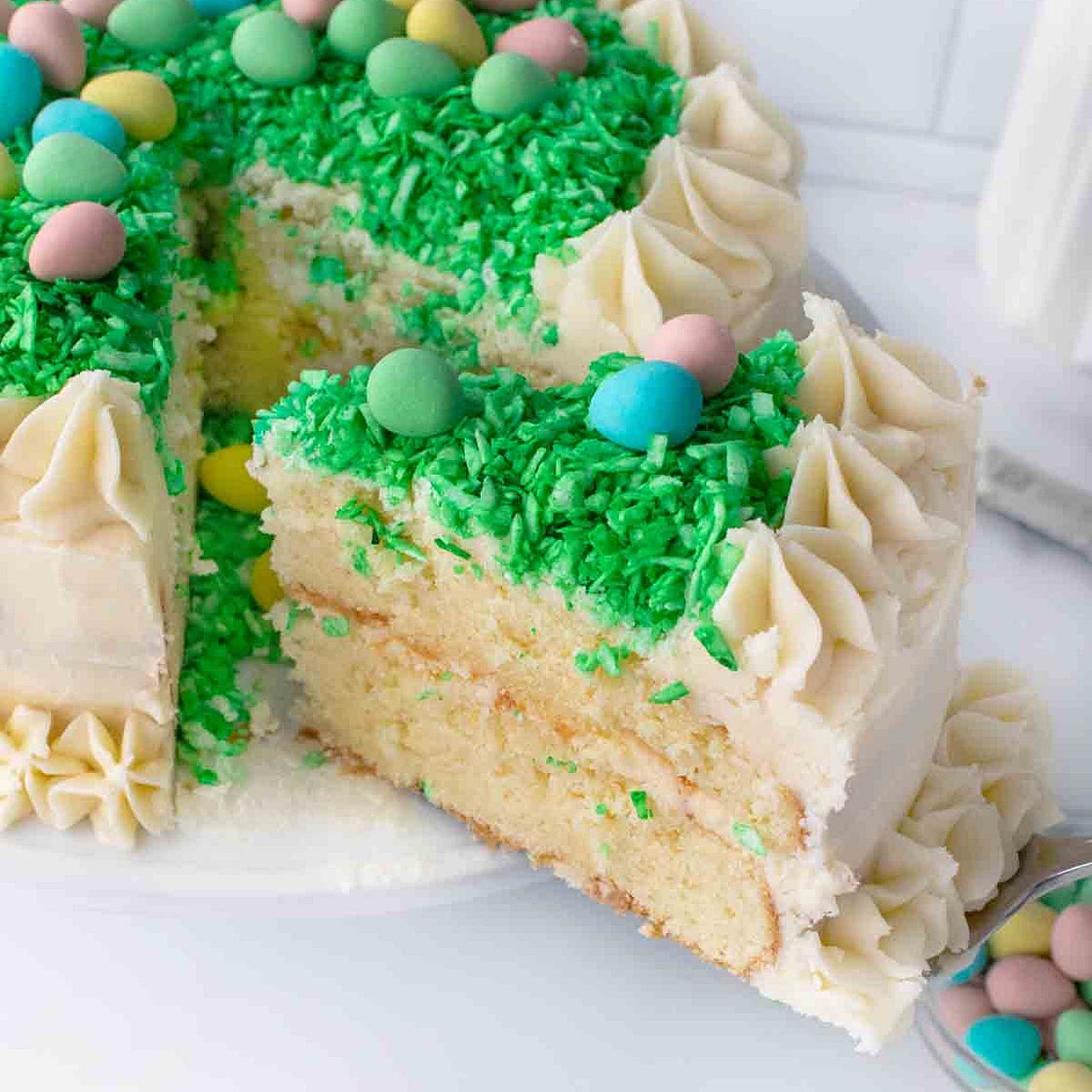 My Coconut Easter Cake