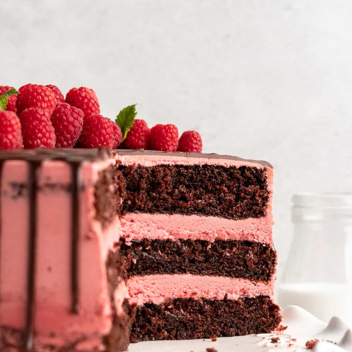 Raspberry Chocolate Cake Recipe