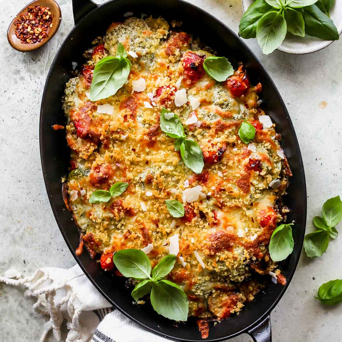 Eggplant Zucchini Lasagna