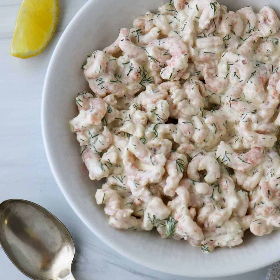 Creamy Skagenröra - The Best Swedish Shrimp Salad