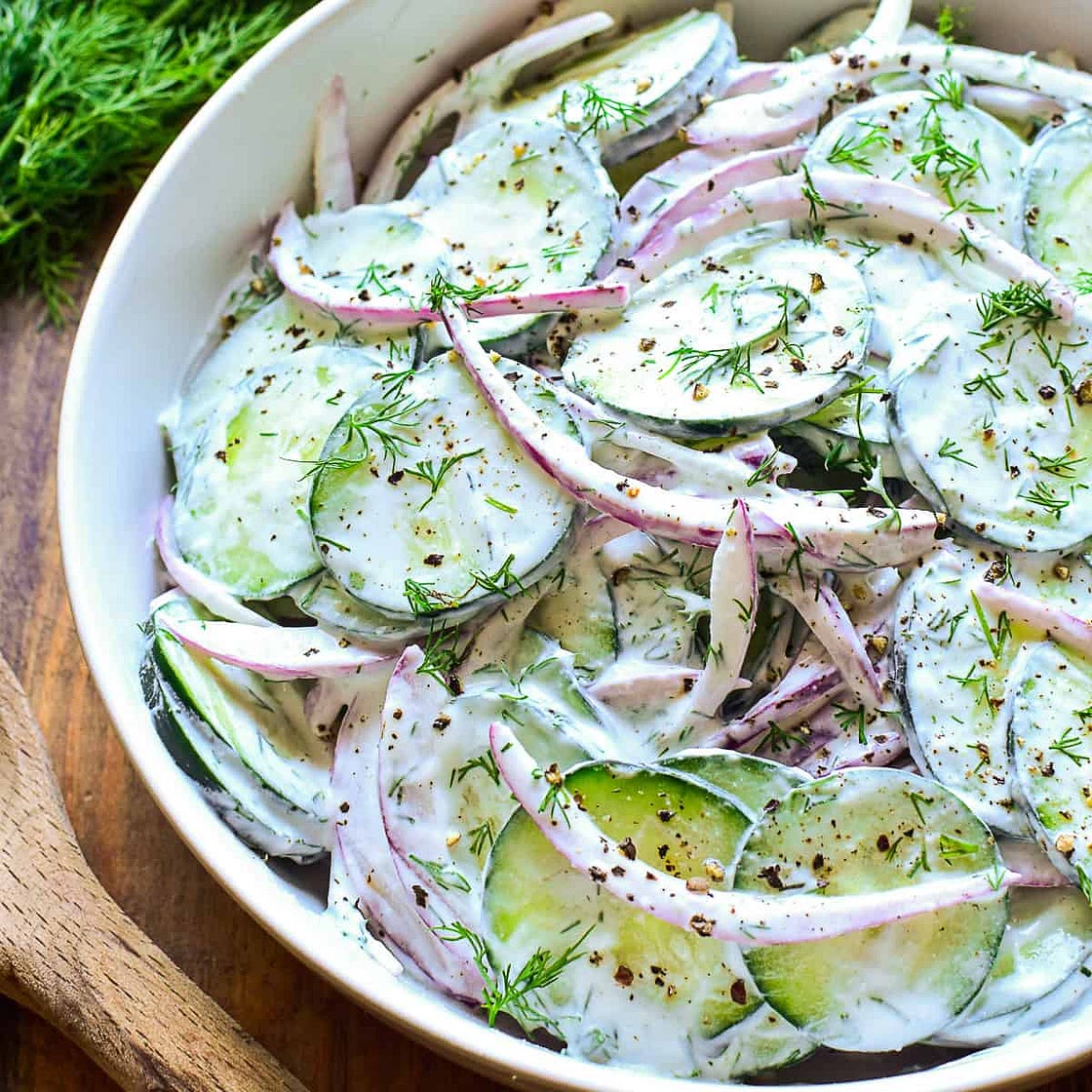 Creamy Cucumber Salad
