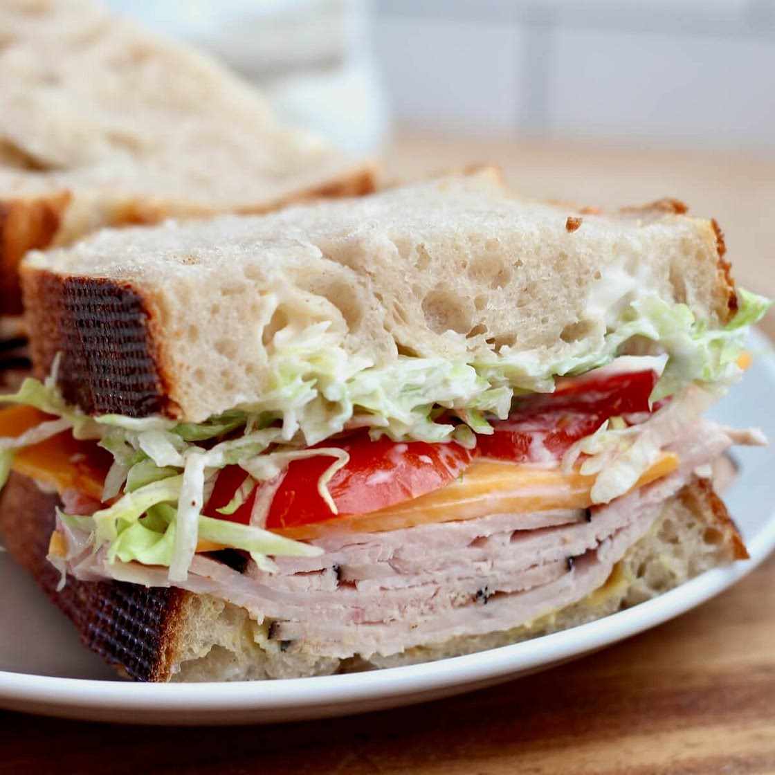 Turkey Sandwich on Sourdough