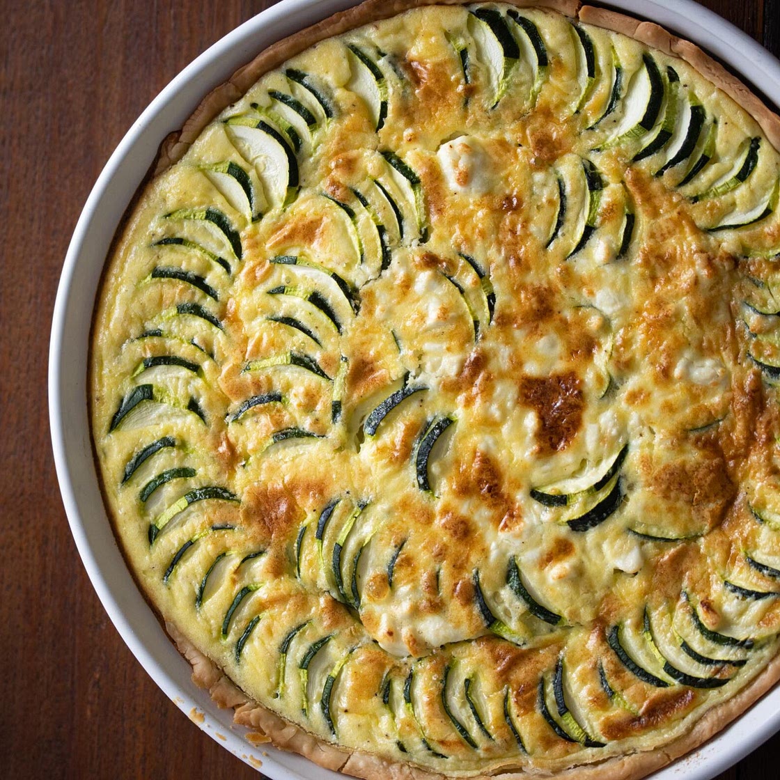 Zucchini, Feta Cheese Quiche