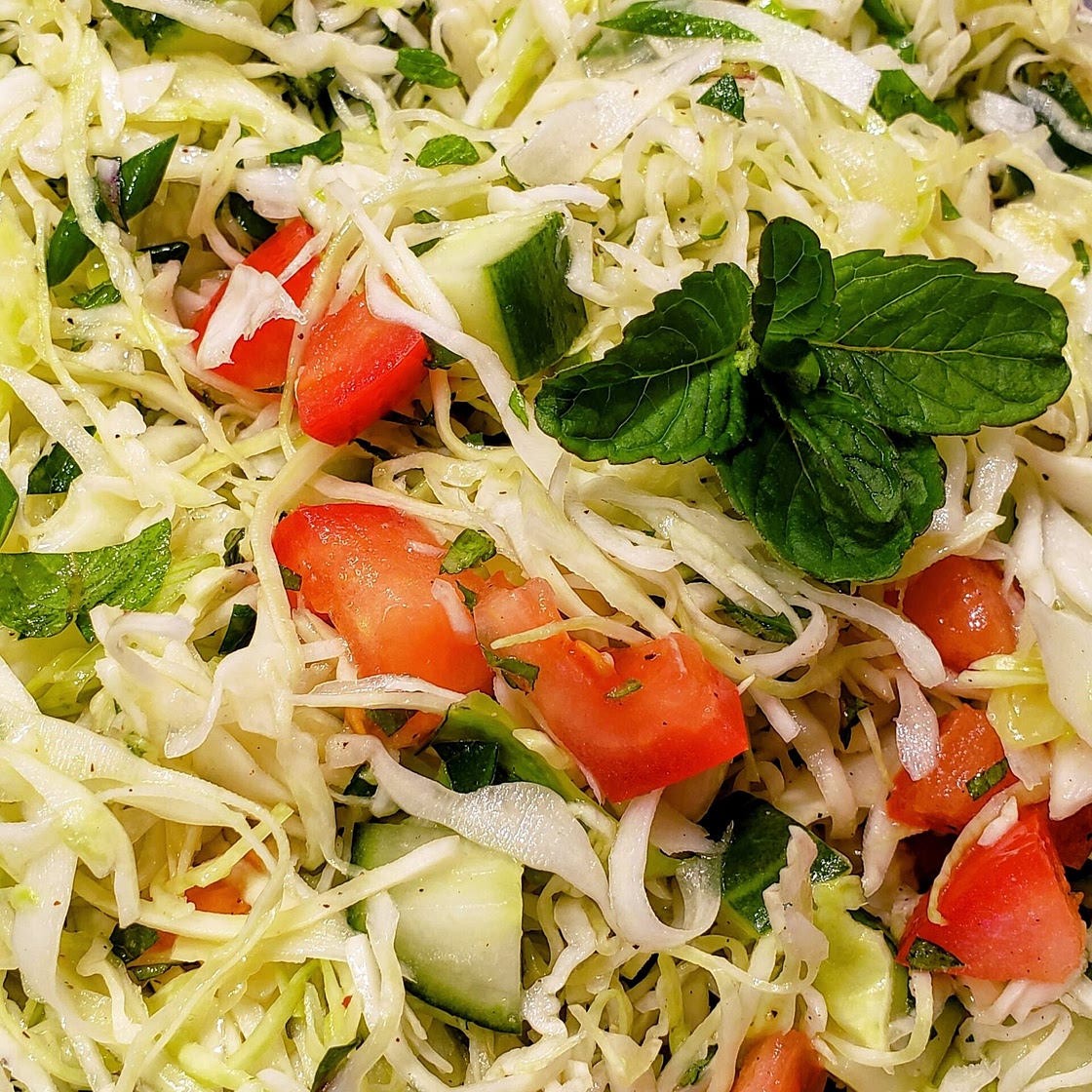 Lebanese cabbage salad