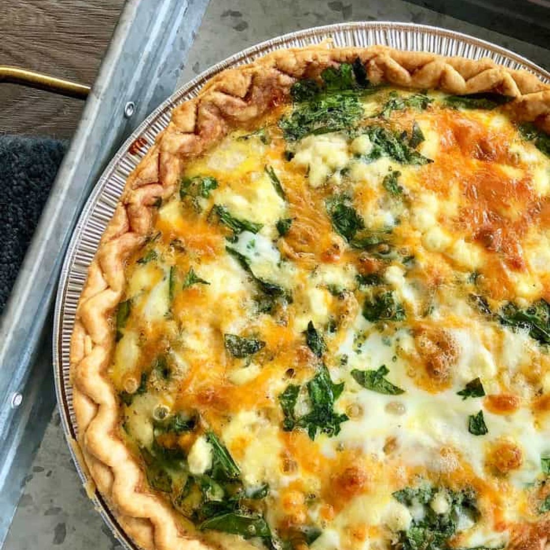 Spinach Feta Quiche Recipe Easy