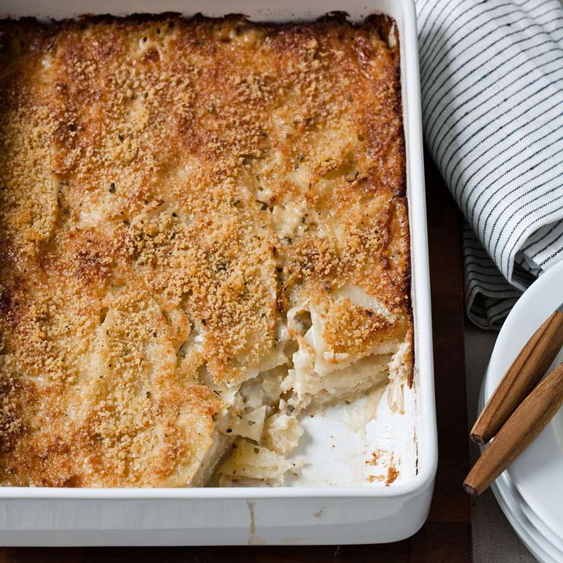 Asiago and Sage Scalloped Potatoes