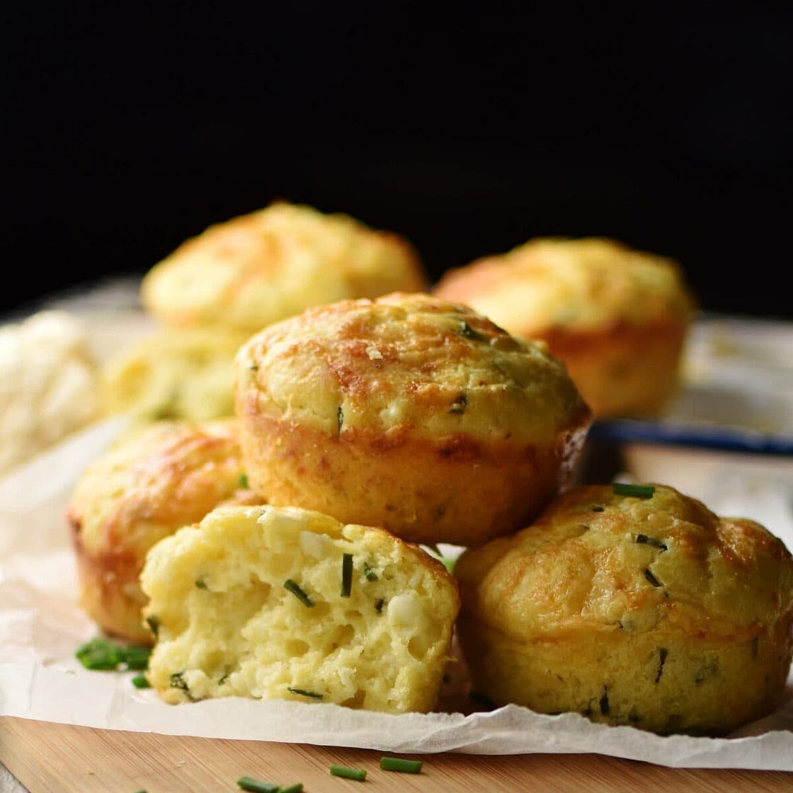 Fluffy Cauliflower Muffins