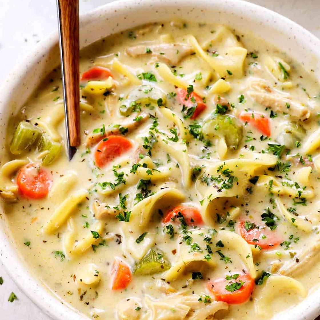 Creamy Chicken Noodle Soup