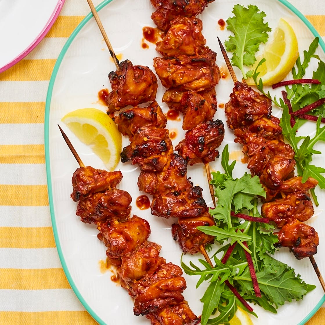 Chicken Teriyaki Kebabs | Slimming & Weight Watchers Friendly