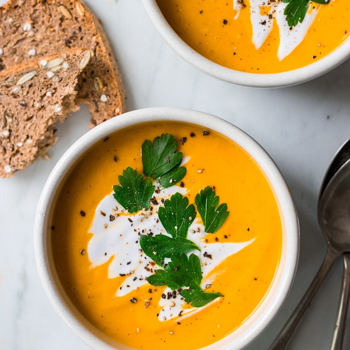 Coconut and Ginger Pumpkin Soup