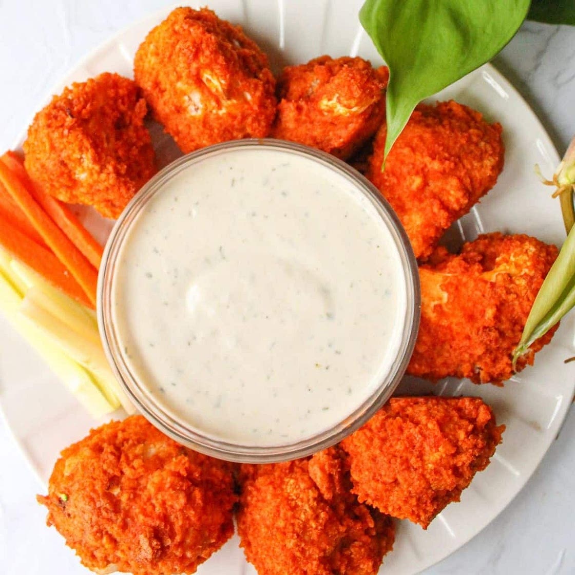 Buffalo cauliflower wings