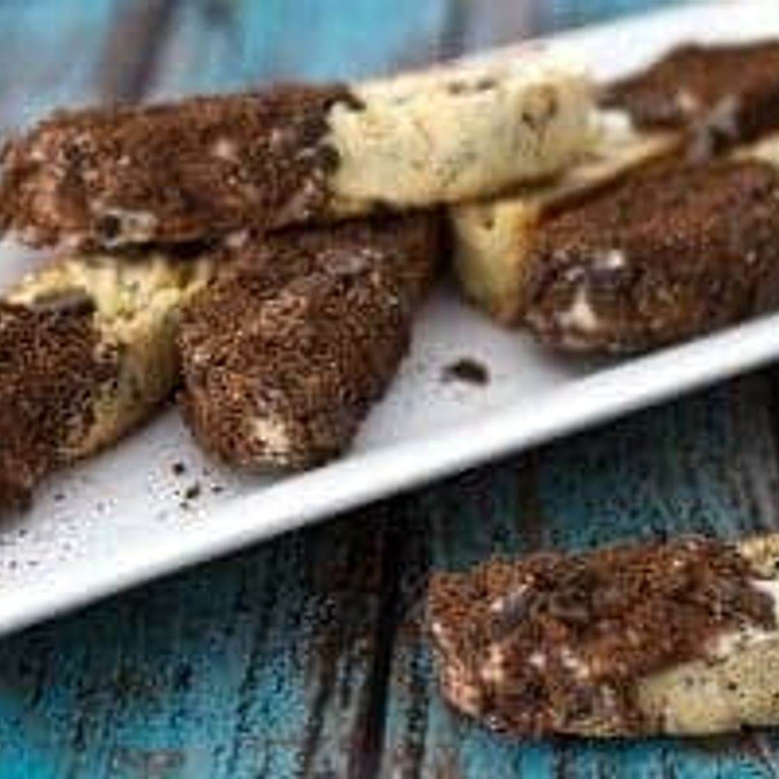 Thin Mints White Chocolate Biscotti Recipe