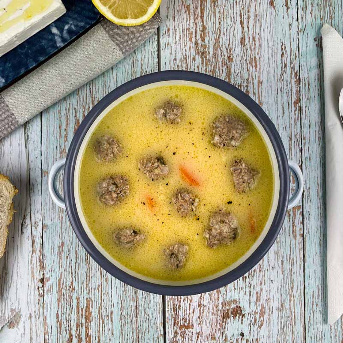 Giouvarlakia Meatball Soup