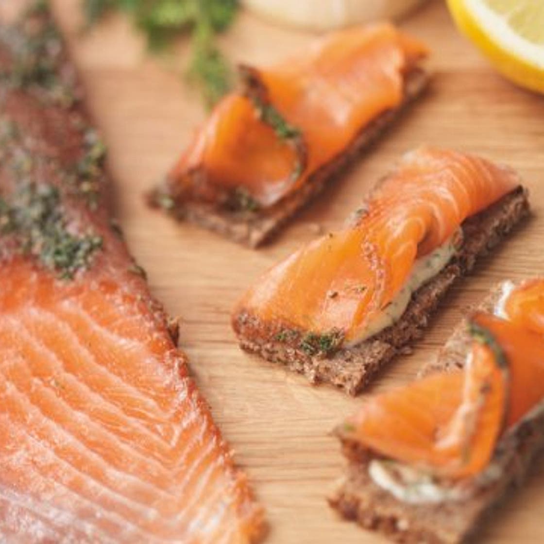 Christmas Gravlax with Dill, Treacle & Cumin