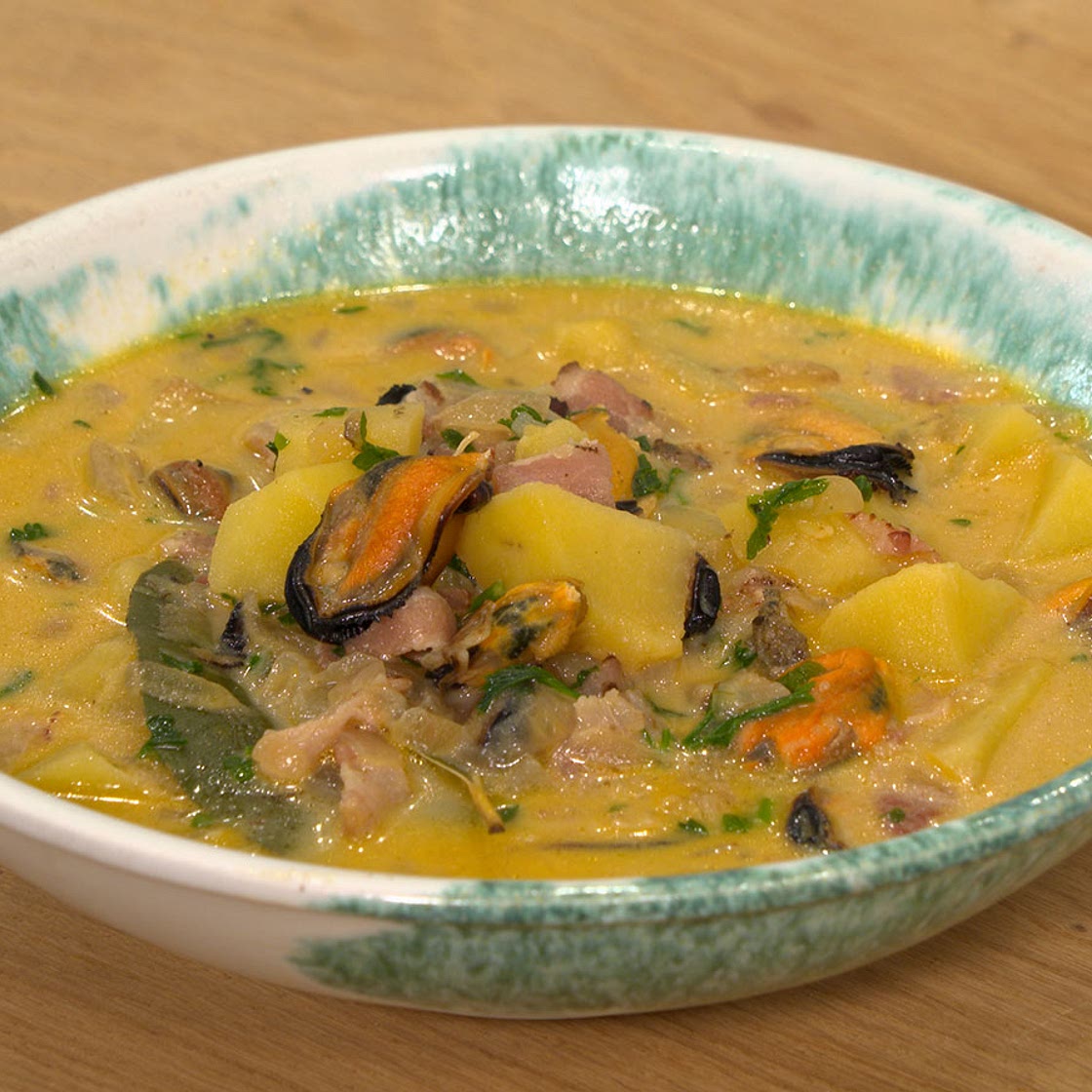Chowder de mejillones