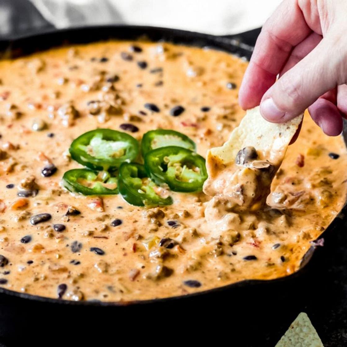 Loaded Venison Queso Dip