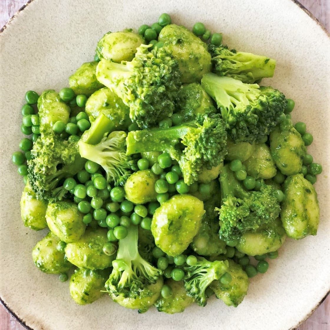 Pesto Gnocchi with Vegetables