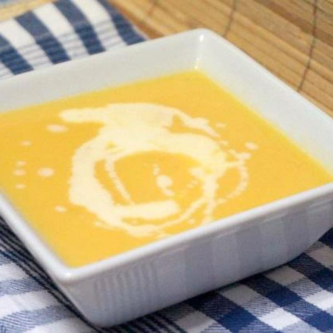 Receita de Sopa de abóbora cremosa