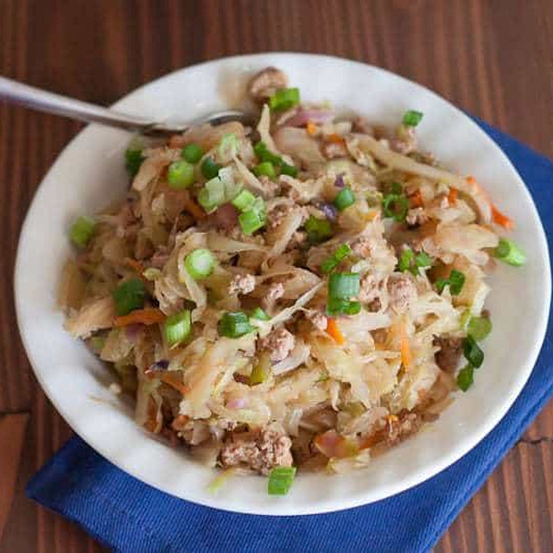 Healthy Instant Pot Egg Roll Bowl Recipe