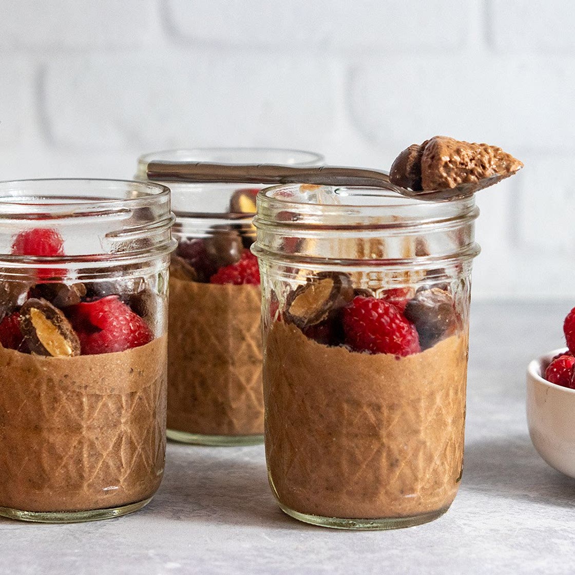 Chocolate Chia Budino