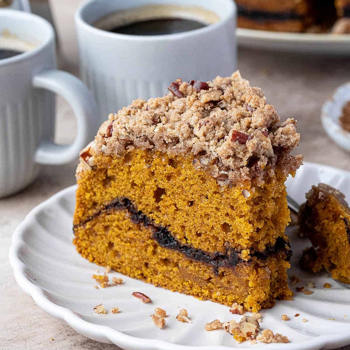 Vegan Pumpkin Coffee Cake
