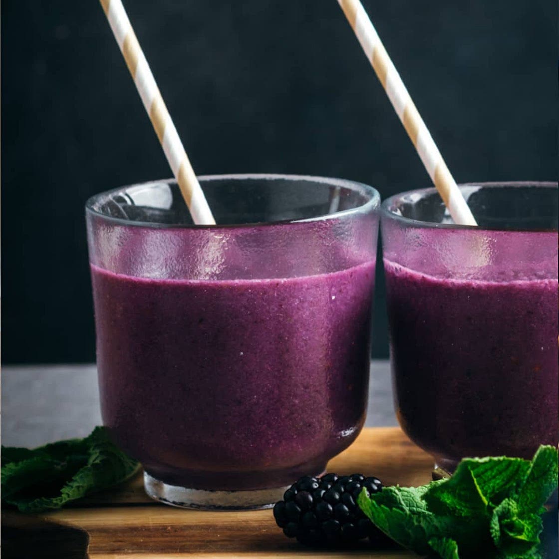 Blackberry Smoothie Without Yogurt