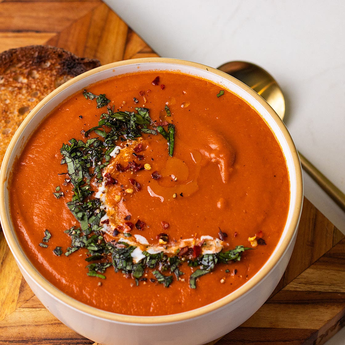 Creamy Miso Butter Tomato Soup