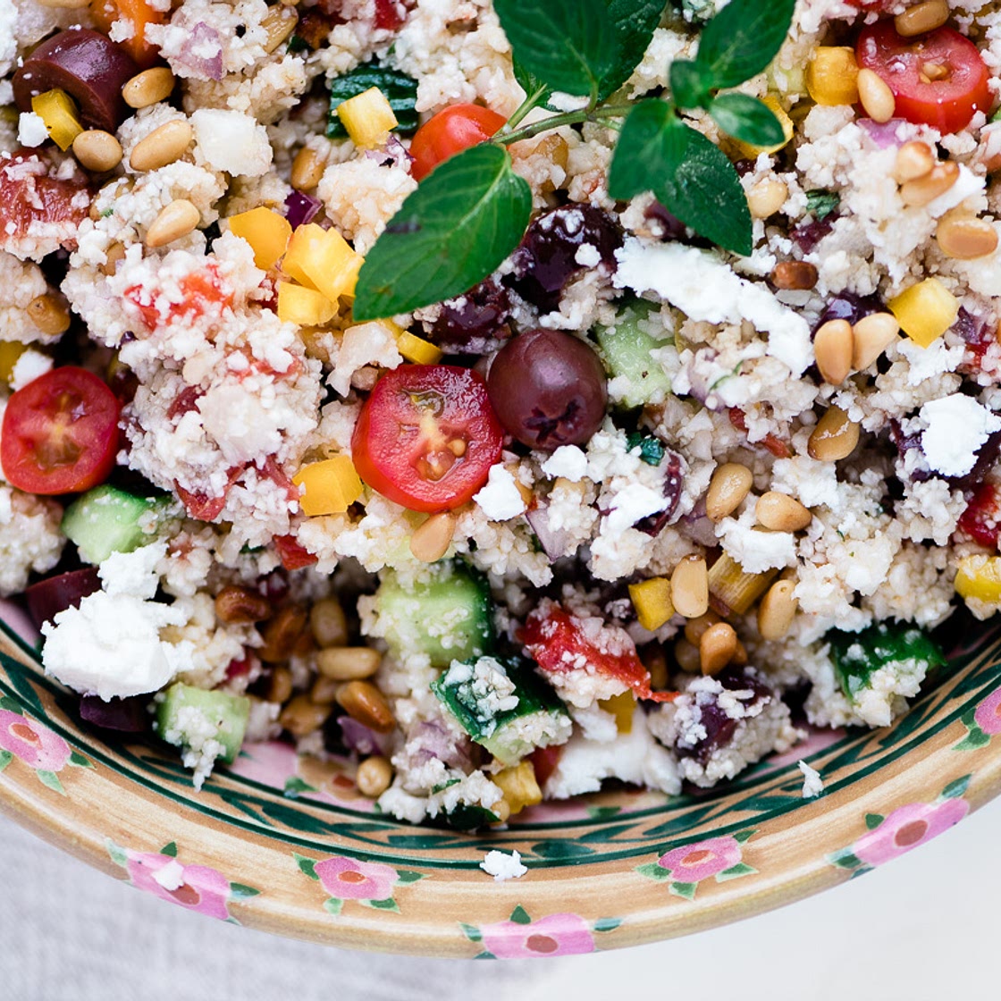 Mediterranean Cauliflower Couscous Salad