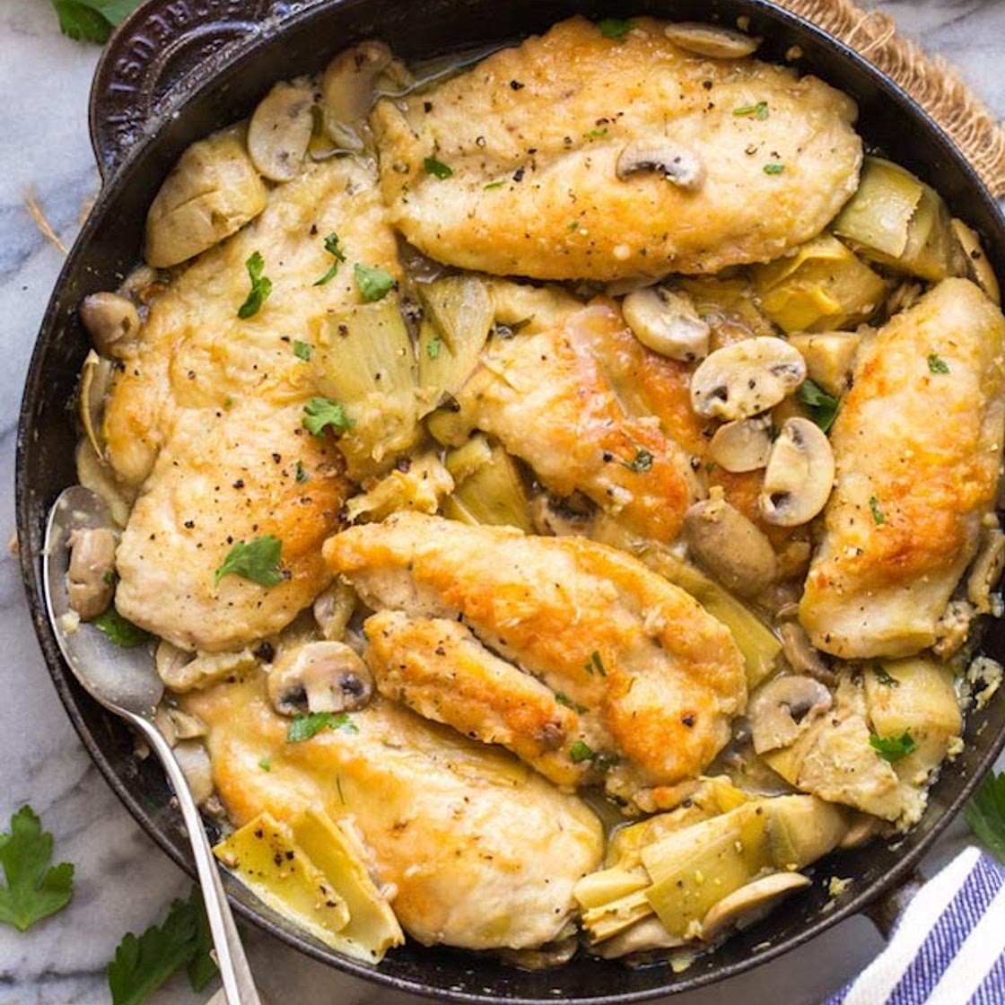 Mushroom & Artichoke Chicken
