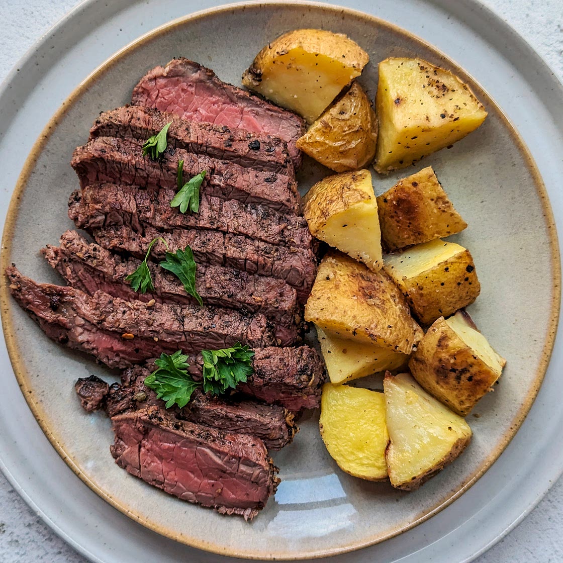 Grilled Bison Steaks
