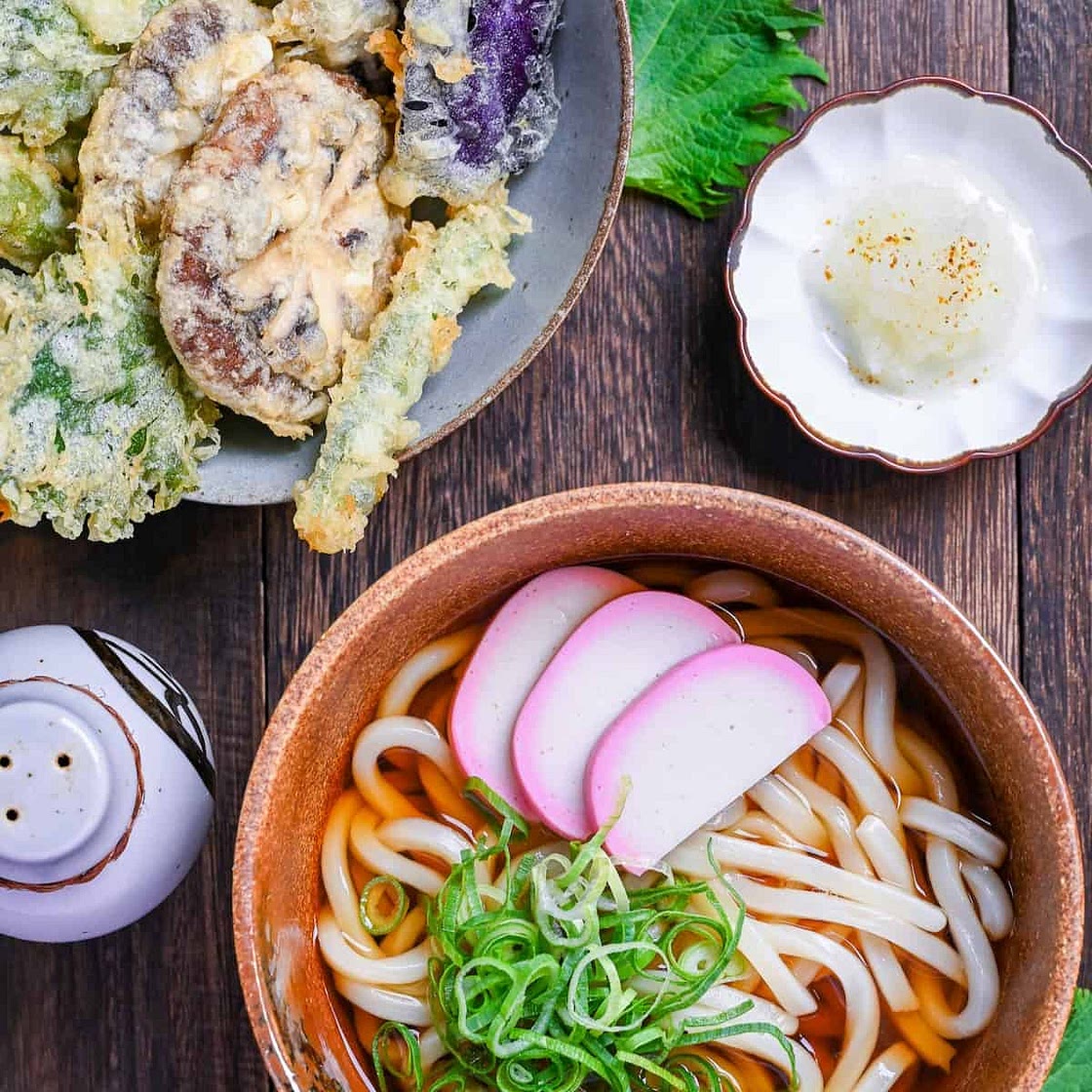 Vegetable Tempura Udon