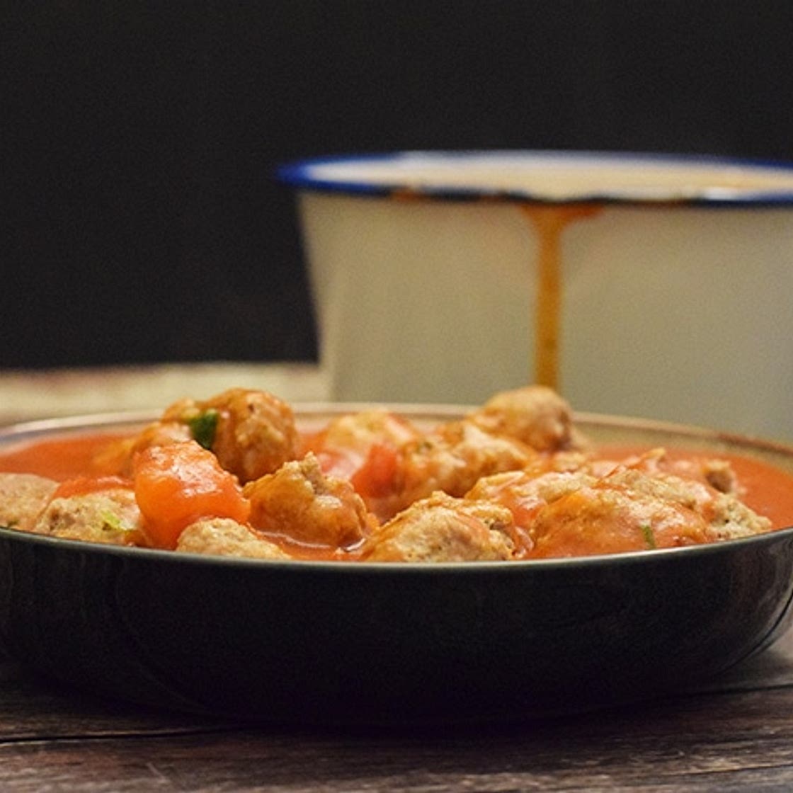 Low FODMAP meatballs in tomato sauce