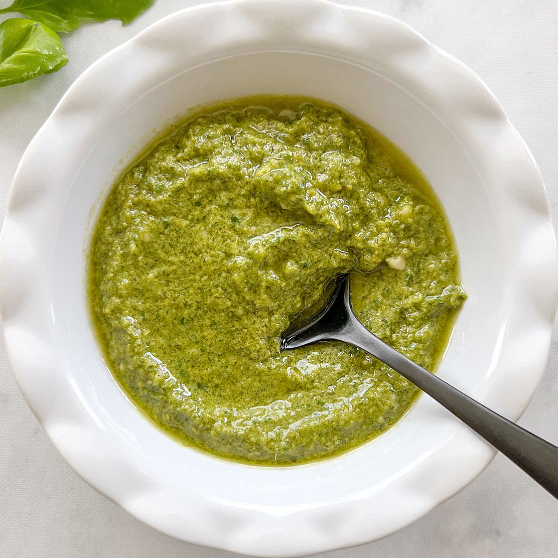 5-Minute Dairy Free Pesto Recipe