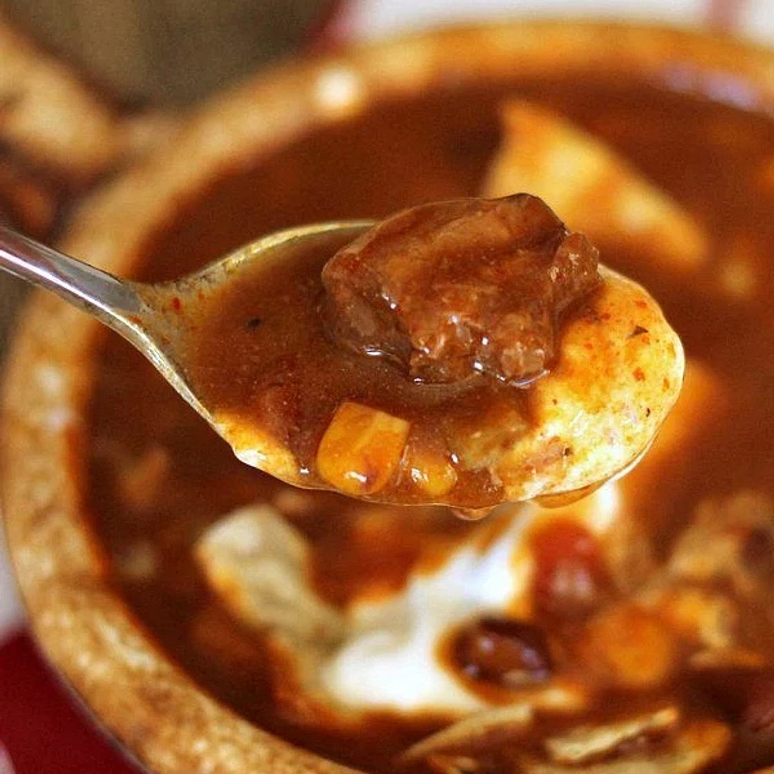 Beef Enchilada Slow Cooker Soup