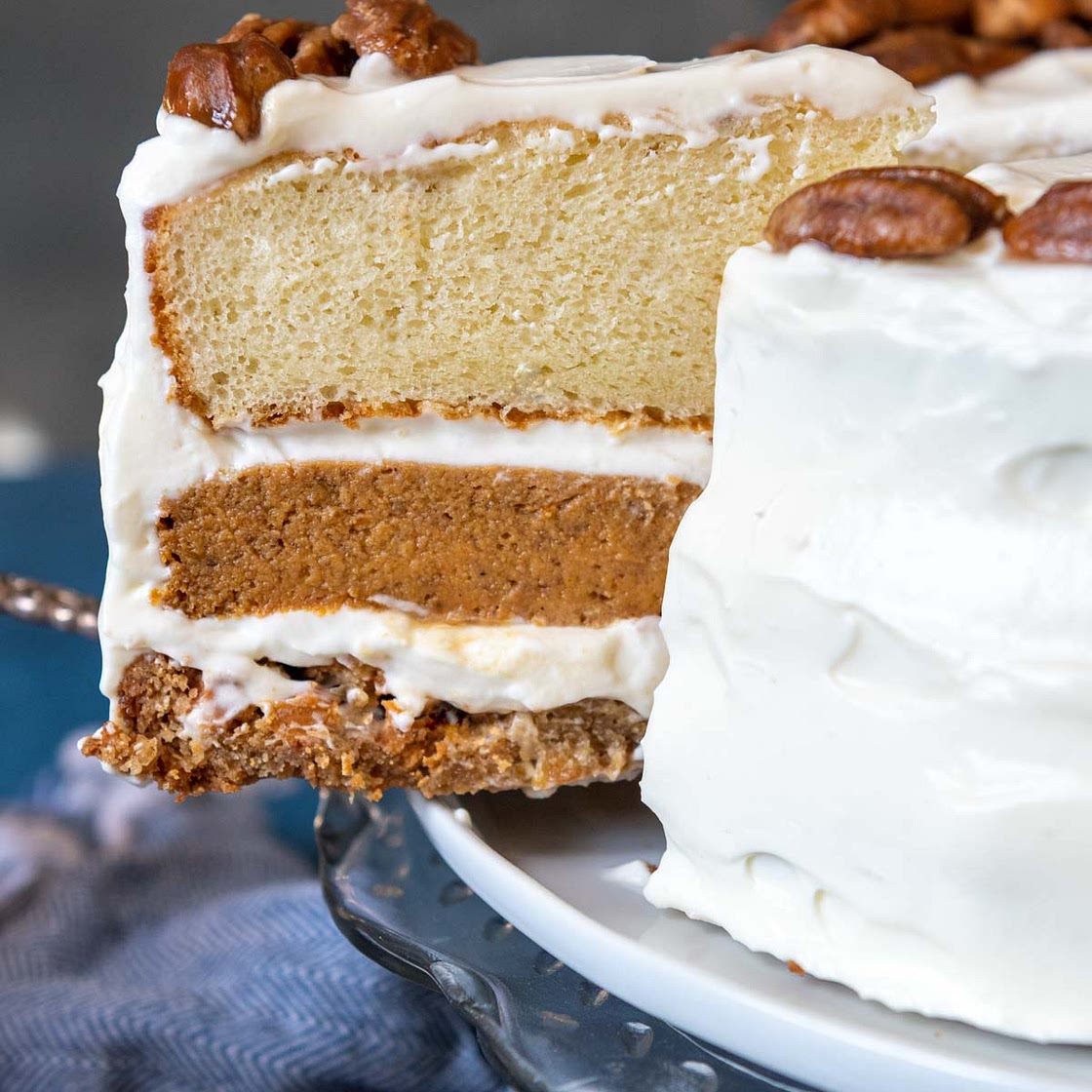 Pumpkin Pie Layer Cake (Piecaken)