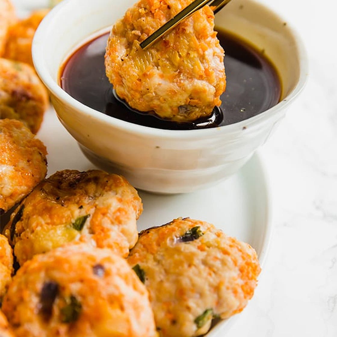 Pineapple Chicken Poppers