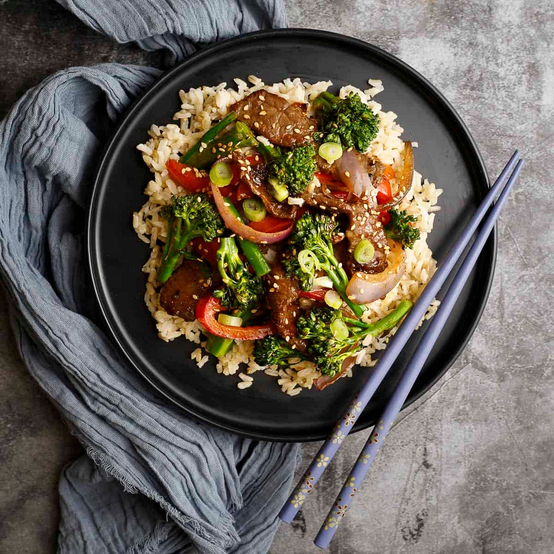 Beef and Broccolini Stir Fry